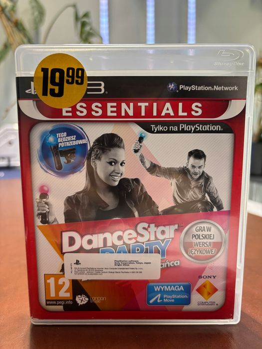 PS3 Dance Star Party Essentials Po Polsku
