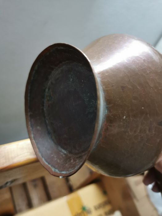 Peça decorativa em cobre