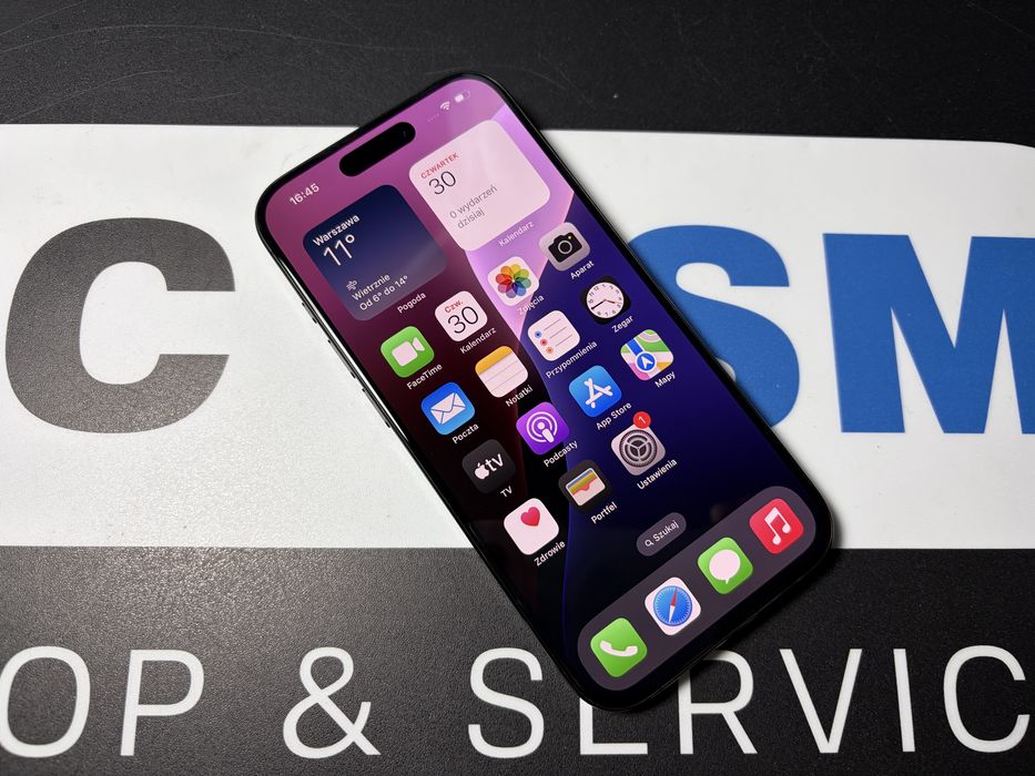 Zadbany Apple iphone 15 pro 128GB Graphite