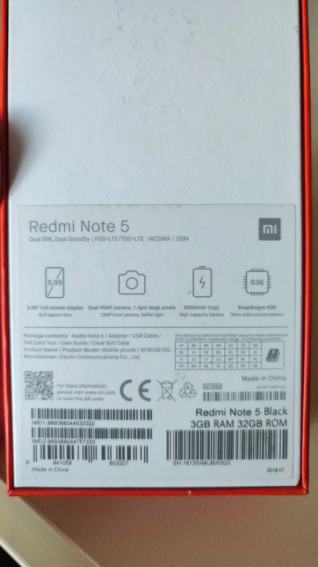 Смартфон Xiaomi Redmi Note 5