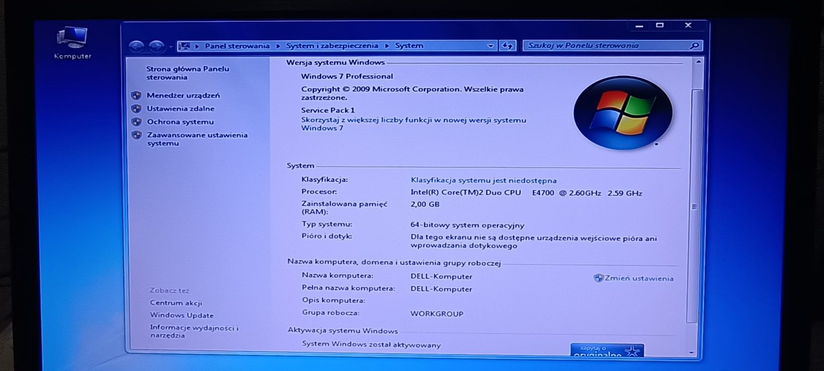 Mały komputer Dell Optiplex 755