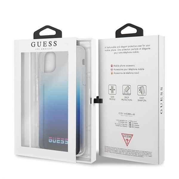 Etui Guess iPhone 11 Pro Max Niebieski Gradient