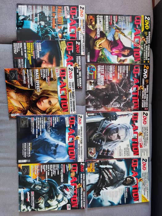 53 szt CDaction, CD-Action 1999 do 2014, wybór