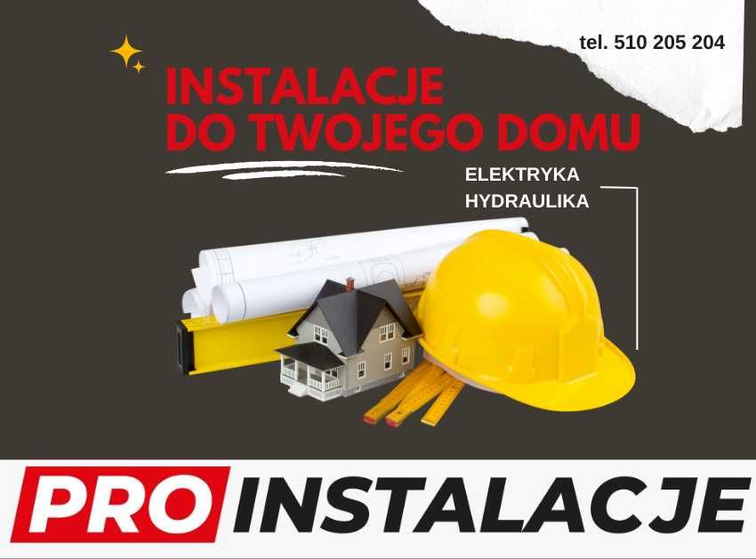 INSTALACJA elektryczna, hydrauliczna –szybkie terminy- Radom i okolice