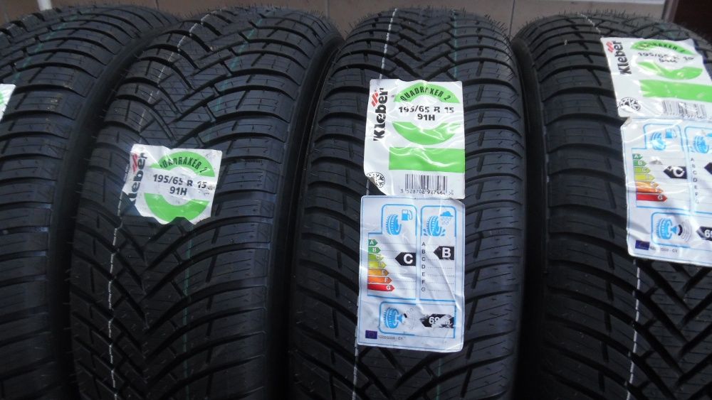 Nowe Model  195/65R15 KLEBER Quadraxer 3 , Opony Całoroczne , ANDAR