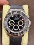 Relogio Daytona movimento automatico, bezel ceramico 2x braceletes
