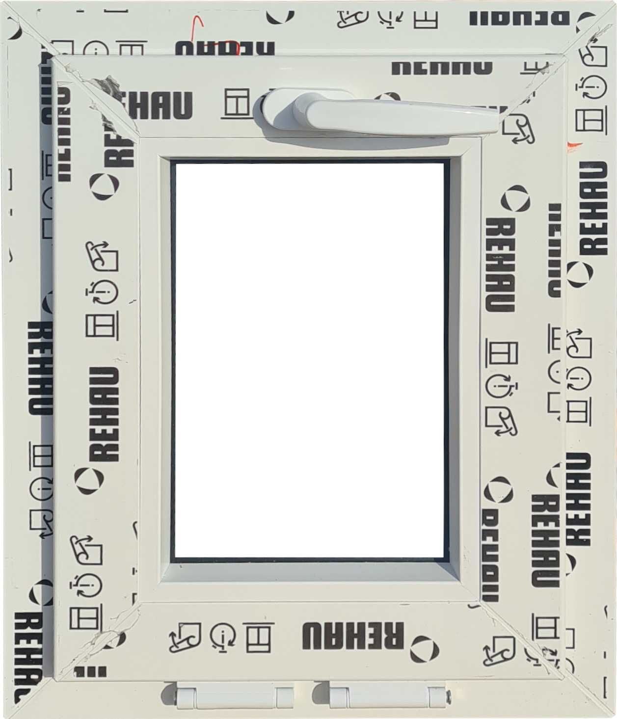 OKNO KacprzaK 40X60 OKNA NOWE ZEW Antracyt - Dostępne Od Ręki!