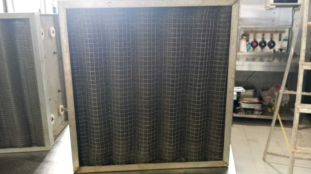 Sistema de exaustão electroestaica