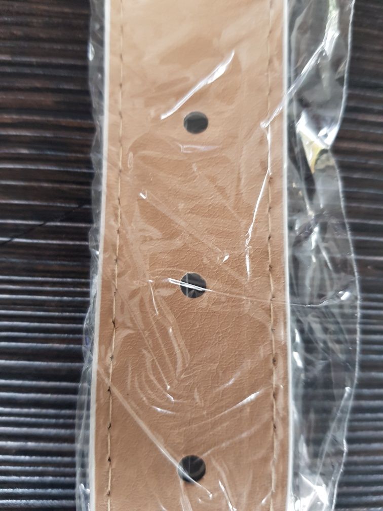 Pasek biały damski 100 cm