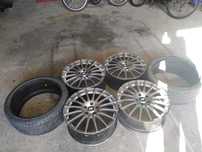 4 Jantes BMW 8JX19 ET 57 5X120 com 2 Pneus 235/35R19
