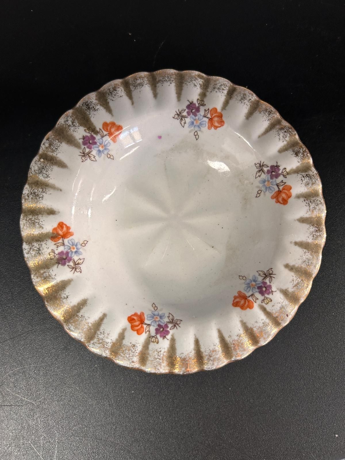 Talerzyk popielniczka porcelana Chodzież