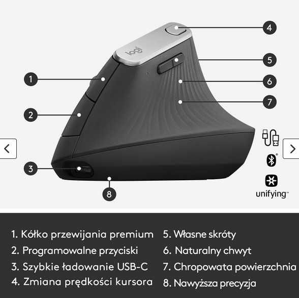 Mysz LOGITECH MX Vertical