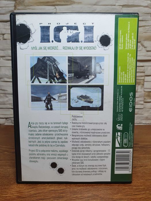 PROJECT IGI I.G.I. 1 - kompletne polskie wydanie premierowe ENG/PL
