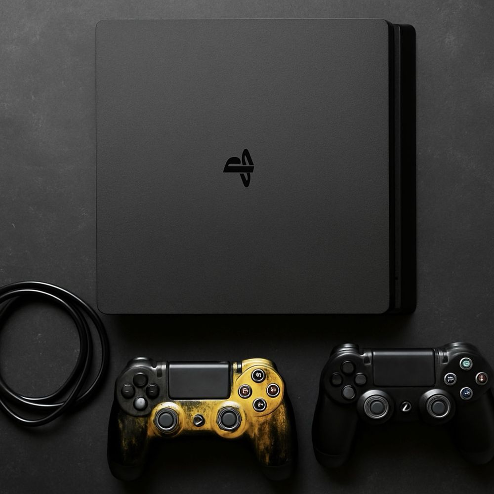 Playstation 4 Slim 500 GB z 2 padami