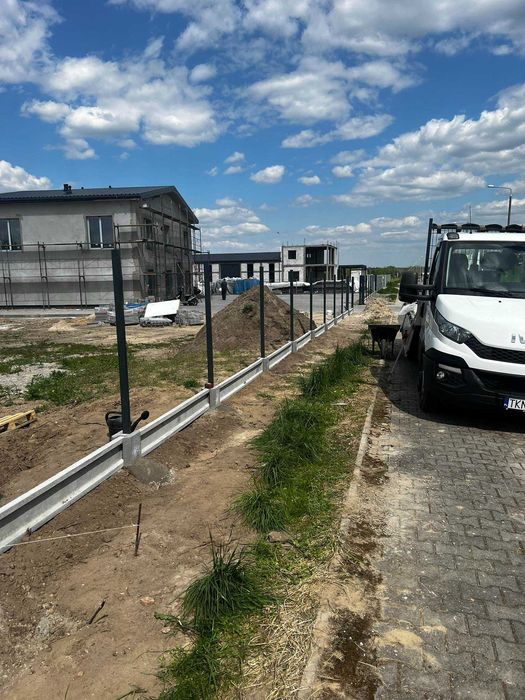 Ogrodzenie panelowe  123/133/153 CM FI4/FI5, KOMPLET, transport montaż