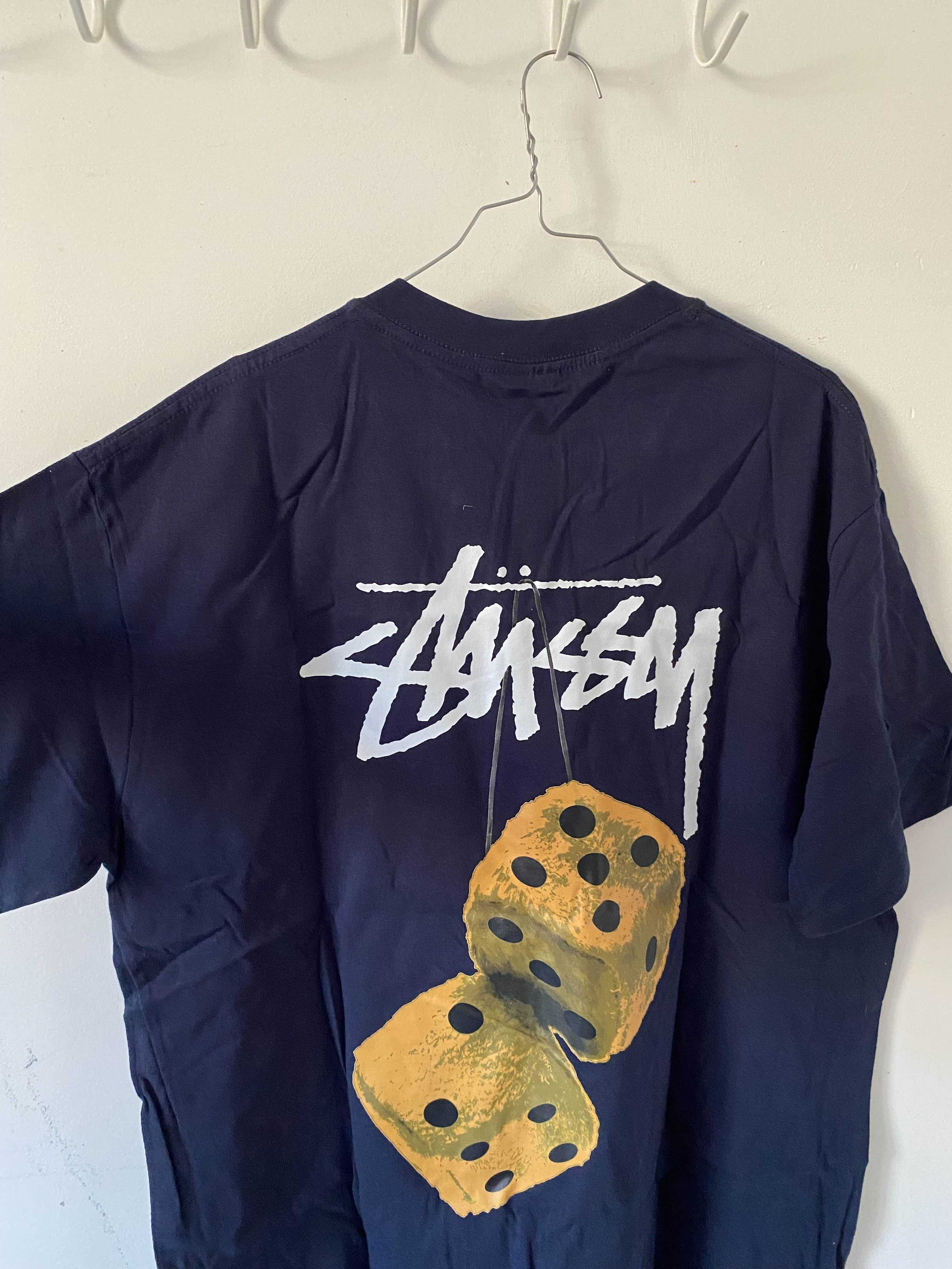 Stüssy Dice Tee Navy | XL | Pigment Dye Classic