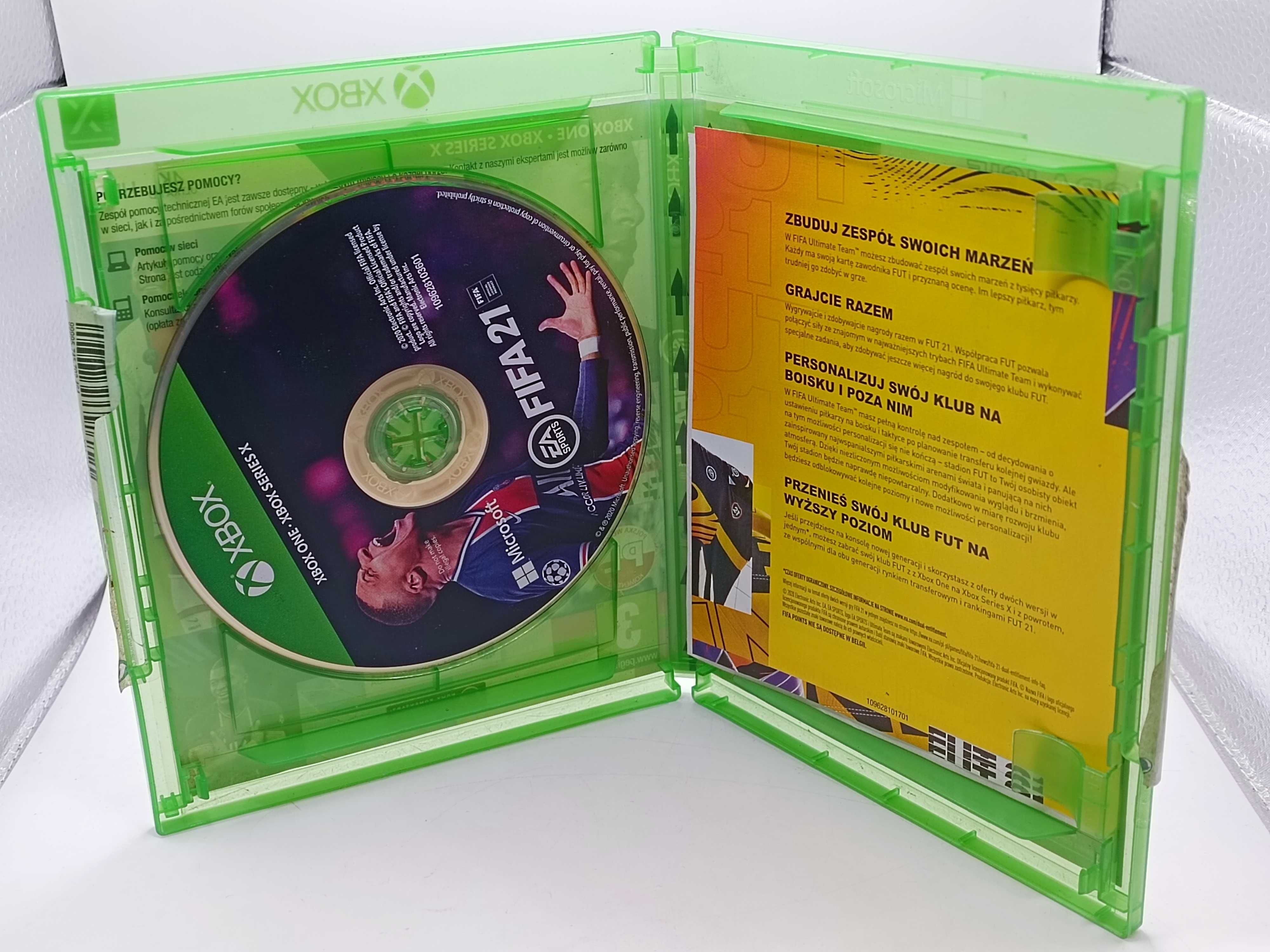 GRA Ea Sports Fifa 21 Fifa 2021 Wersja PL NA XBOX ONE 84/12/24s