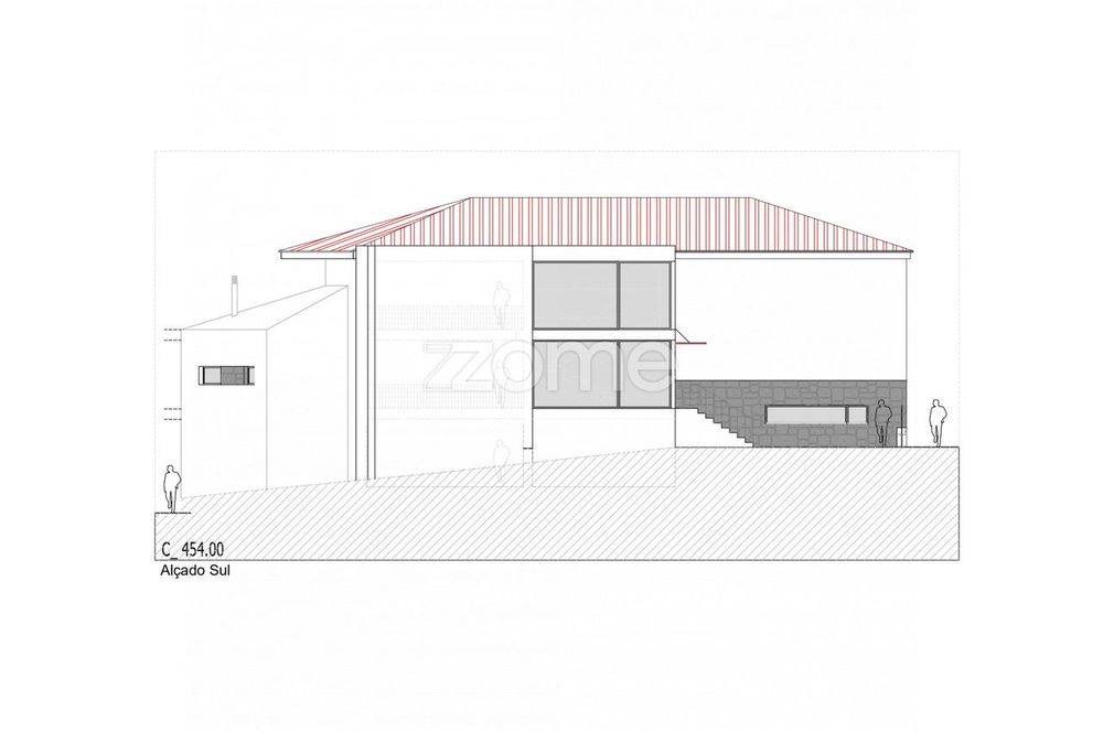 Prédio com projeto aprovado para 5 apartamentos em Folhadela Vila R...