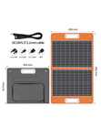 Сонячна панель 60w5w /18A 5.56A зарядний пристрій