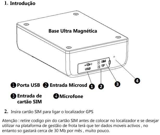 Localizador GPS portatil autonomia bateria rastreador pequeno tk 109