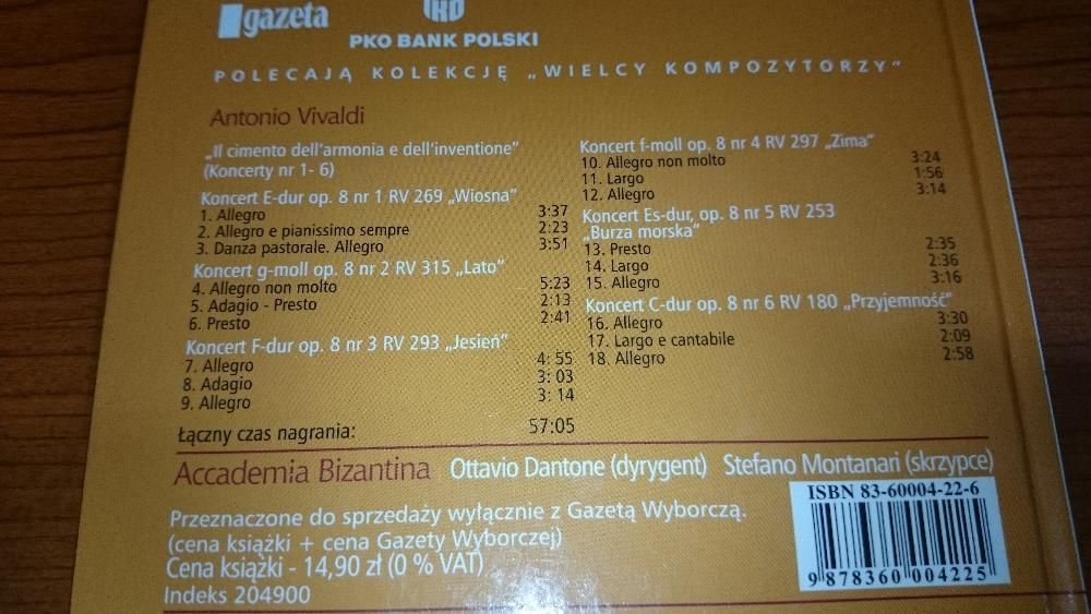 Vivaldi Antonio -płyta CD