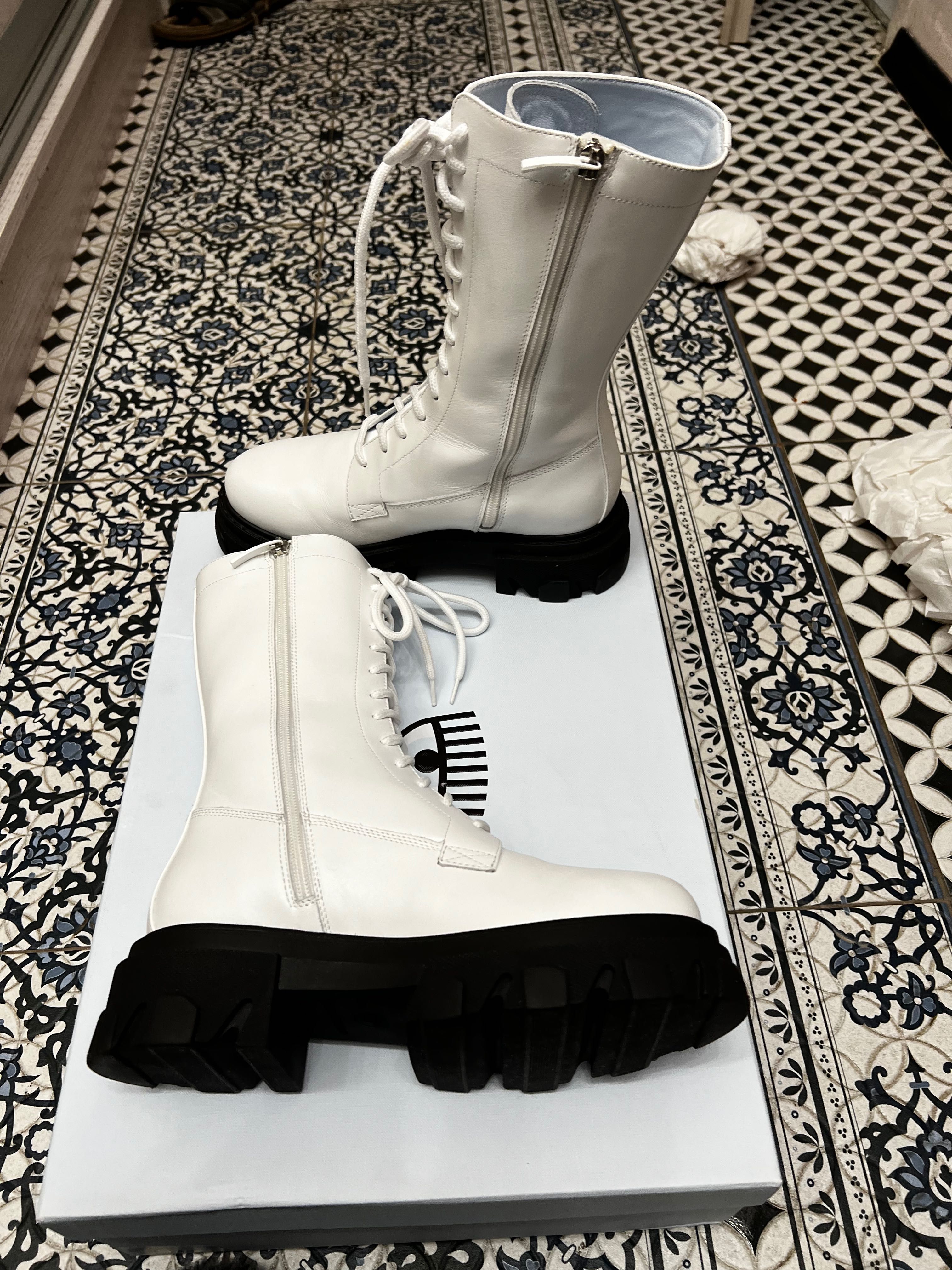 Nowe skórzane botki Chiara Ferragni