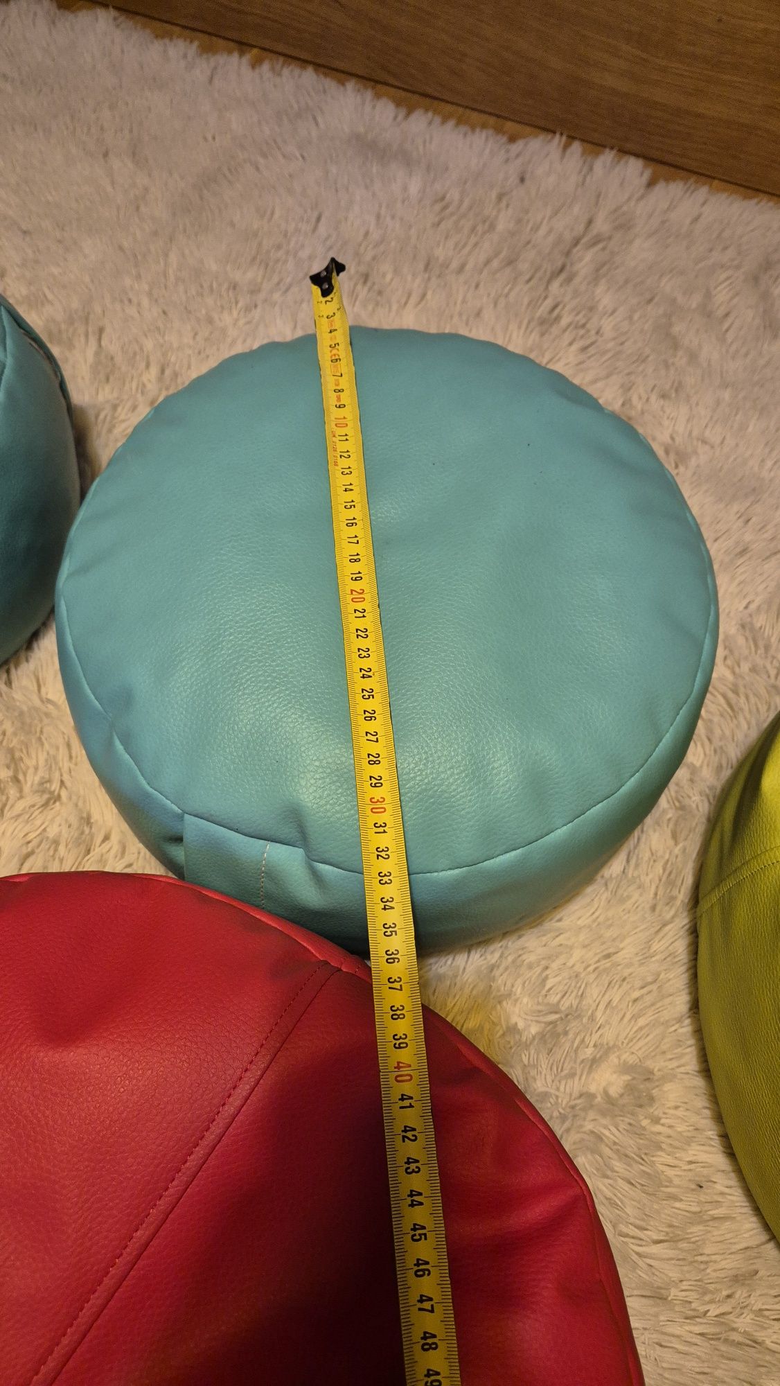 Pufy roller podnóżek 40x18 6 sztuk