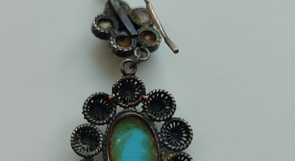 Редкие серьги русские самоцветы 916 проба