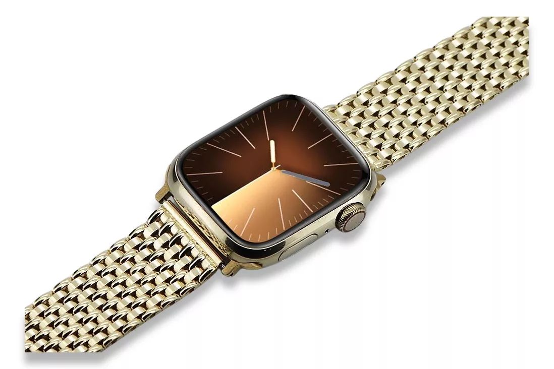 Złoty Apple Watch bransoletka 14K 585 Zadzwoń GD