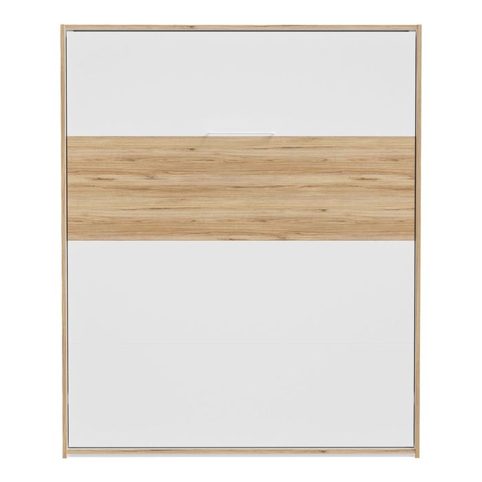 S-ROOM Łóżko składane z regałem, 160x200 cm, łóżko w szafie