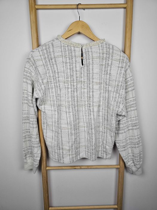 Kremowy sweter bluza damski  Zara r. 38