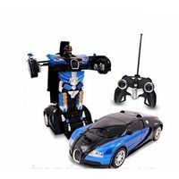 Машинка-трансформер Glorlous BugattiRobot Car на радиоуправлении 21 см