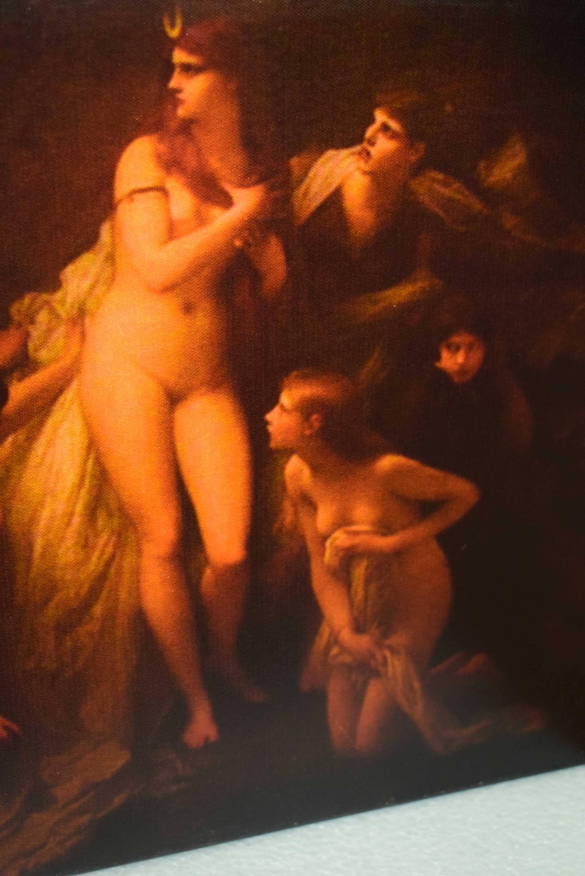 Jules Joseph Lefebvre - ,,Zaskoczenie Diany '' - 1879 ,reprodukcja