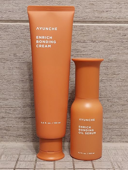 Zestaw Ayunche Enrich Bonding Cream Oil Serum jak Olaplex