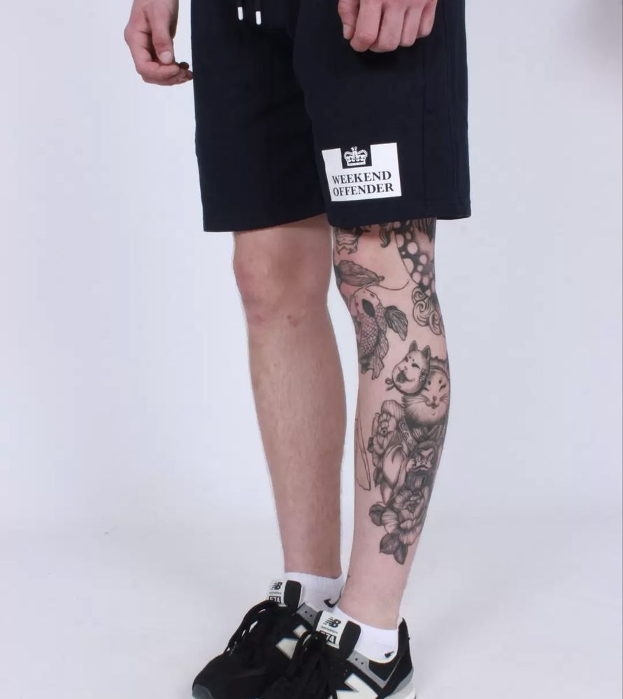 Мужские спортивные шорты Weekend offender черные серые новинка