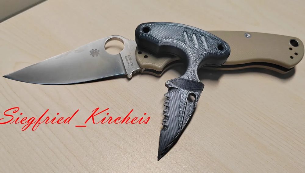 Faca EDC Assimétrica para Brincar
