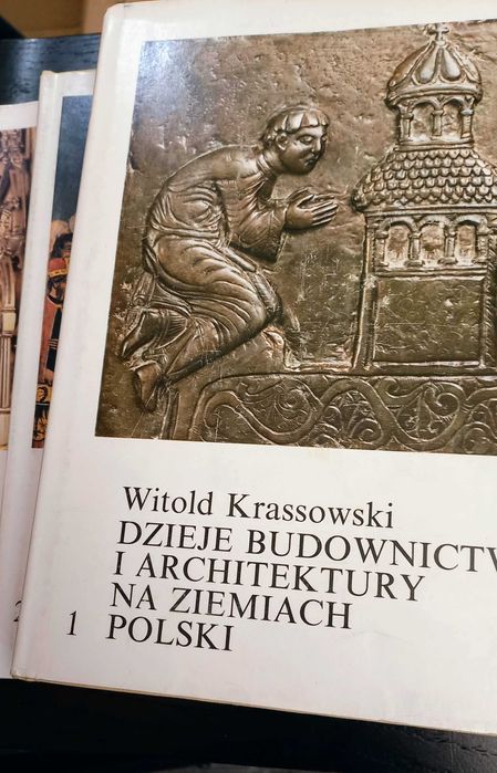 Zestaw 3 książek Dzieje budownictwa i architektury na ziemiach Polski