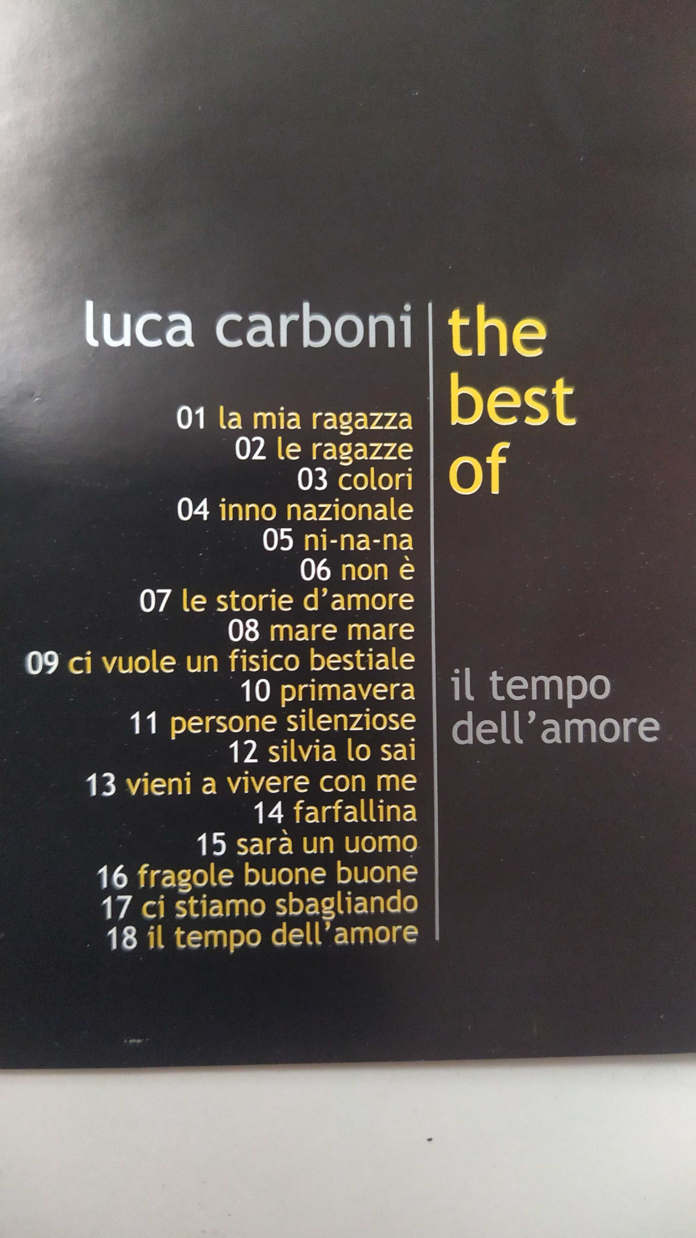 Luca Carboni The best of ill tempo dell'amore płyta CD