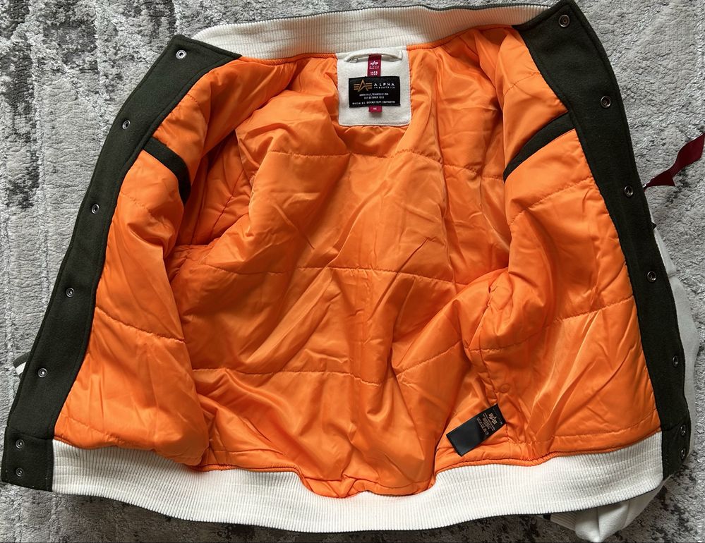 Kurtka Alpha Industries Varsity Air Force Jacket dark olive r.M