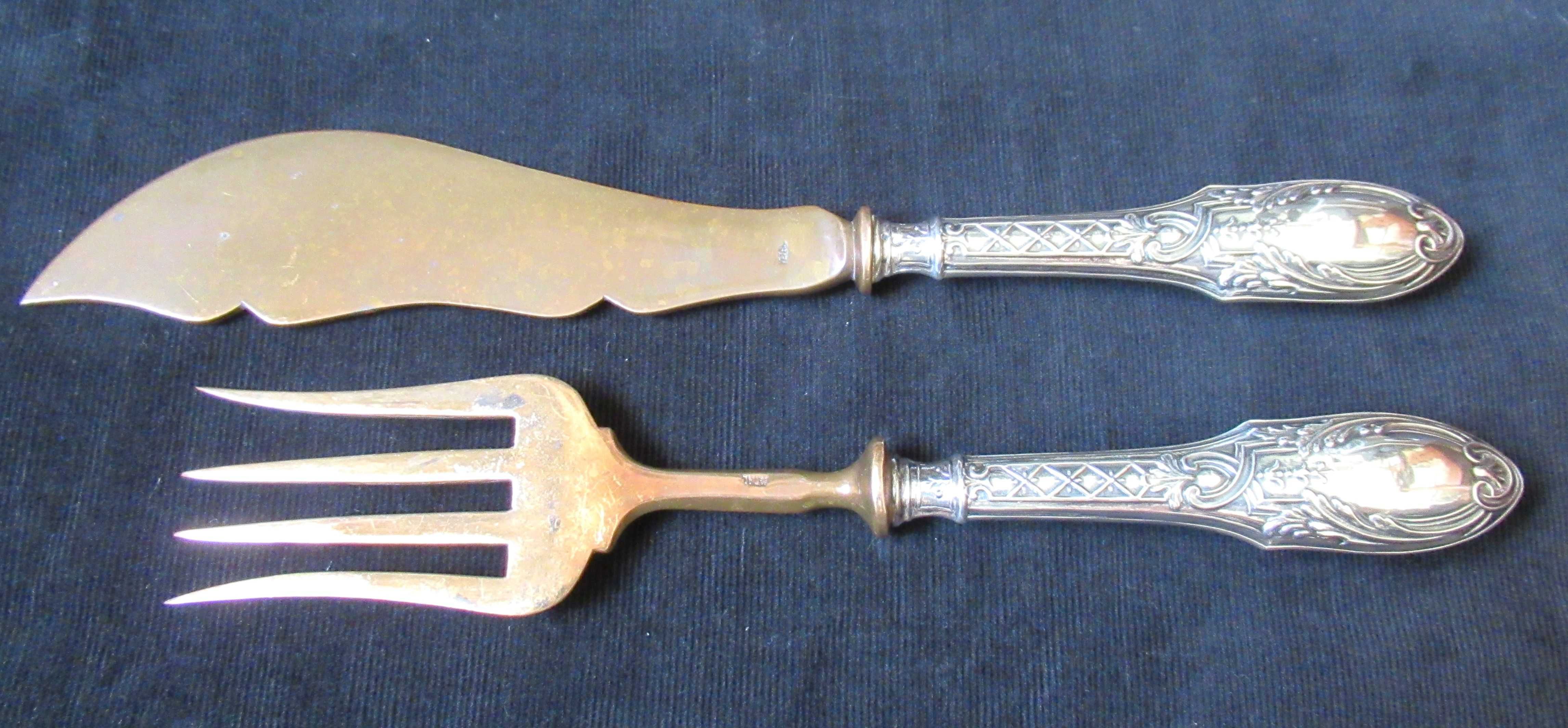 Trinchantes de Peixe em Prata Séc. XIX/XX (Ref. 18)