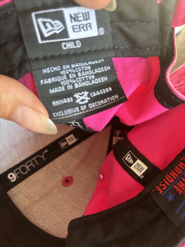 New Era 9FORTY® CHILD - Czapka z daszkiem różowa