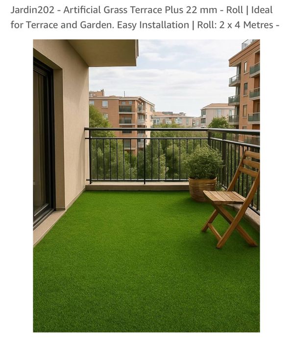 Relva artificial Terrace Plus 22 mm, 2x4 m NOVA