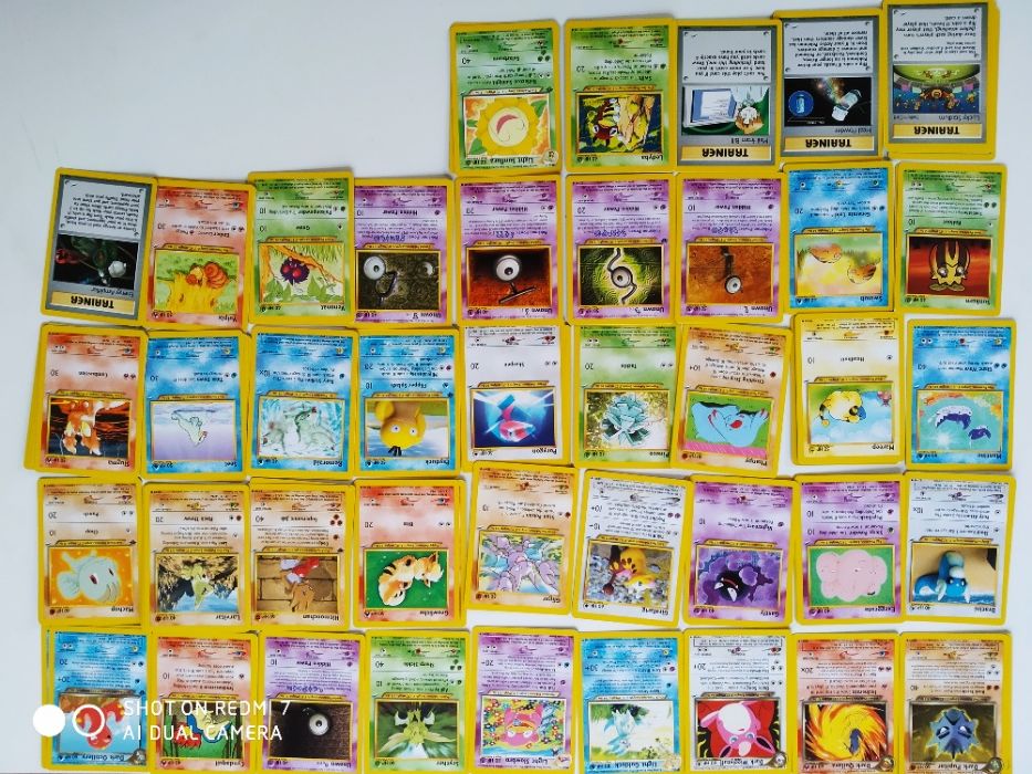 Pokémon Cartas Coleções Neo Discovery Neo Destiny Genesis e Revelation
