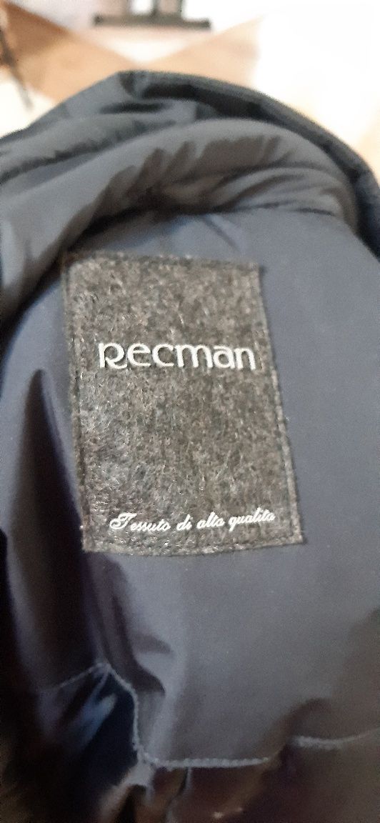 RECMAN 54 czarna kurtka męska