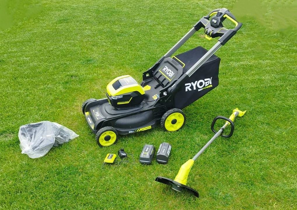 Kosiarka Ryobi RY36LMXSP53A-160 szer. 53cm 2 baterie plus podkaszarka