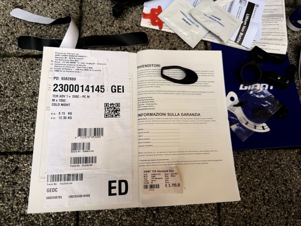 rower szosowy Giant TCR Advanced 1 di2 2/12 r.M