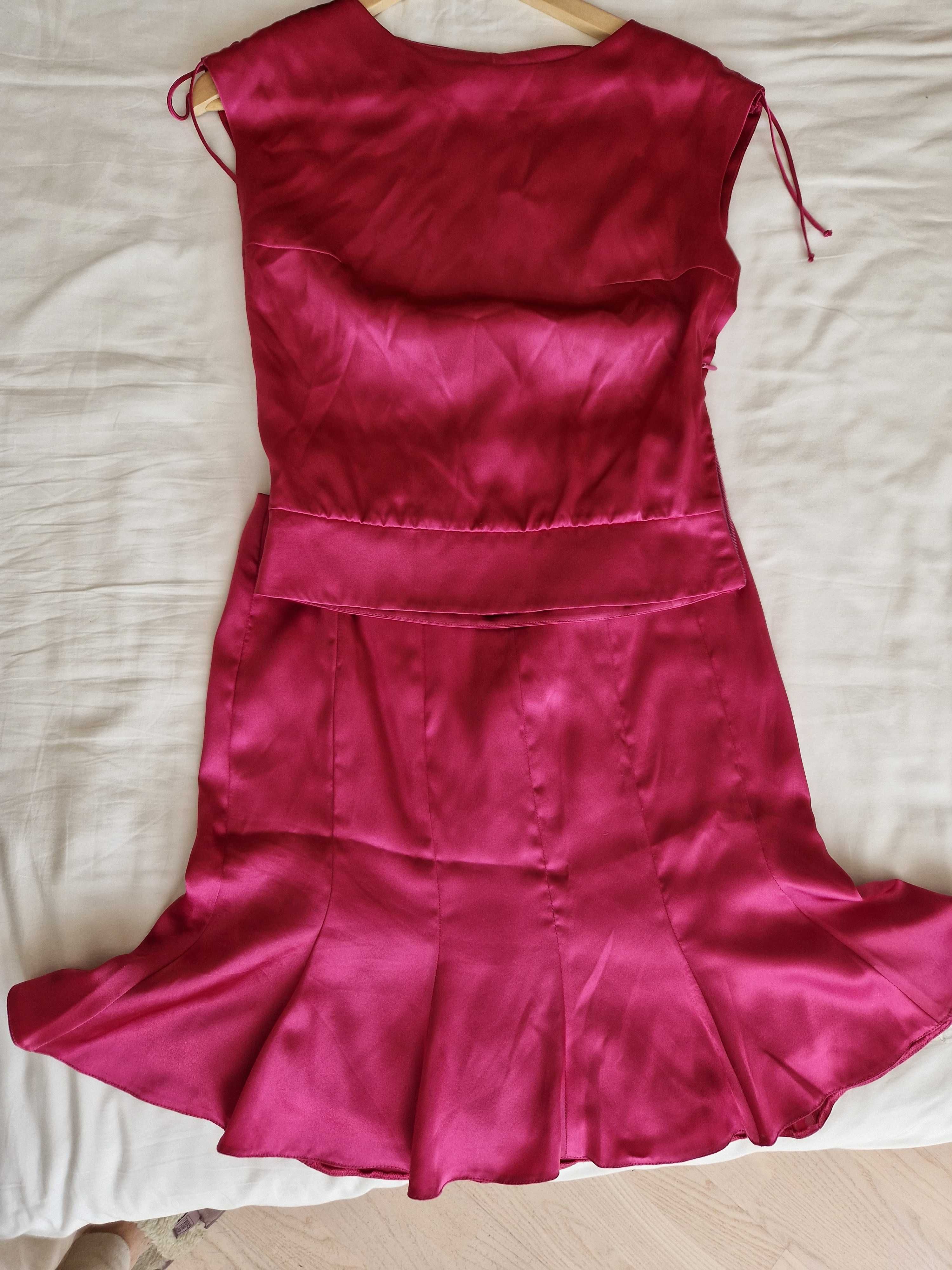 Шелковая юбка и блузка р. 34-36