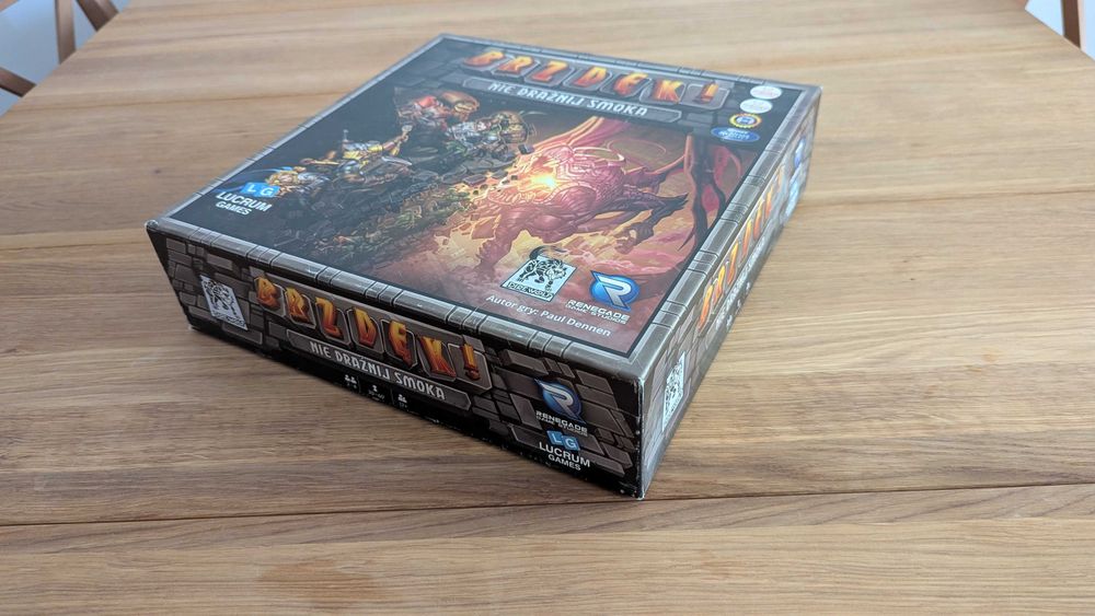 Gra planszowa Brzdęk! Nie drażnij smoka (+ 4 dodatki + insert)