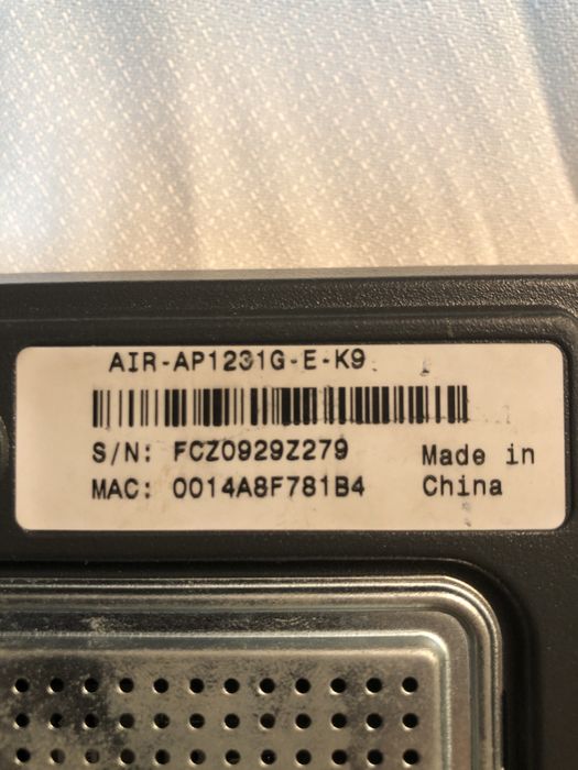 Cisco Aironet 1200 Series64286319782913121