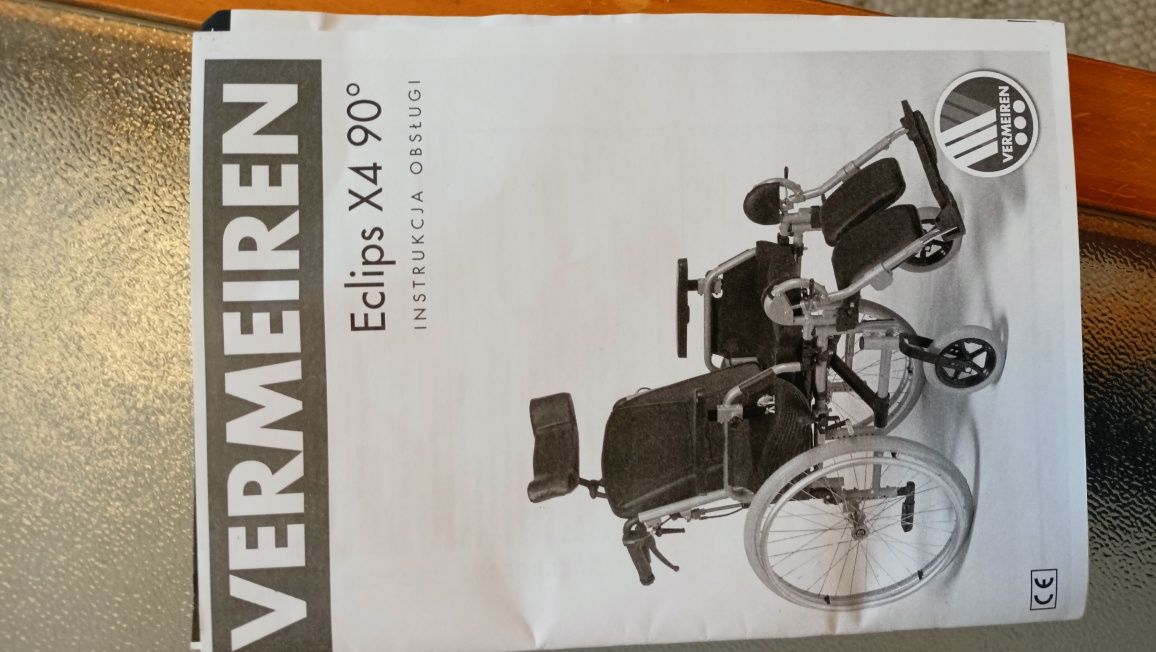Wózek inwalidzki Vermeiren Eclips X4 90° – odbiór osobisty Wrocław